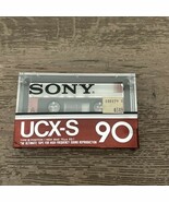 SONY  UCX-S 90 TYPE II  1985 USA BLANK CASSETTE TAPE SEALED - $472.40 MXN