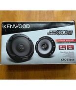 New Kenwood KFC 1666S 6.5 inch 2 Way Coaxial Car Speakers, Open Box - $713.29 MXN