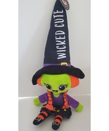 Halloween Dog Toy Wicked Cute Witch Squeak Crinkle Thrills &amp; Chills Larg... - $11.99