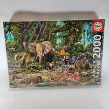 Educa African Jungle 2000 Piece Puzzle Ages 12+ New Sealed - $22.81