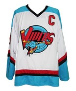 Any Name Number Detroit Vipers Retro Hockey Jersey White Howe Any Size - $74.88 CAD