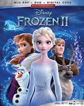 Frozen 2 II Disney Blu ray, DVD, Digital Code New with Slipcover Free Shipping - £9.37 GBP