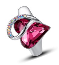 Infinity Love Women&#39;s Adjustable Crystal Heart - £84.23 GBP