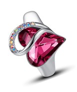 Infinity Love Women&#39;s Adjustable Crystal Heart - £83.72 GBP
