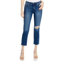 NEW DL1961 Women&#39;s Mara Denim Raw Hem Ankle Straight Leg Jeans Size 25 - $84.15