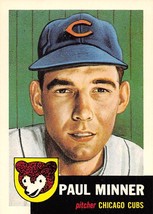 1991 Topps Archives #92 Paul Minner 1953 Chicago Cubs - £0.70 GBP