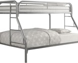 Coaster Home Furnishings Morgan Twin Over Full Bunk Bed, Silver - $400.99