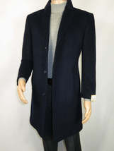 Men's CASILA Turkey Top Winter Coat Wool, Cashmere Blend 403140-14 Navy Blue image 4