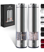 Electric Salt and Pepper Grinder Set - Battery Operated Stainless Steel ... - £41.96 GBP