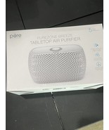 PureZone Breeze Tabletop 2-in-1 Air Purifier HEPA Filter White Pet Aller... - $465.52 MXN