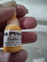 TATTOO INK- Stick &amp; Poke Tattoo Ink 5ml Bottle Color: Golden Yellow - £9.78 GBP