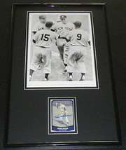 Hank Bauer Signed Framed 11x17 Photo Display Yankees 1953 World Series w/ Mantle - £54.50 GBP