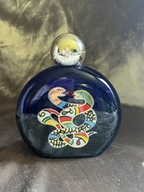 RARE VTG Niki De Saint Phalle  Perfume Bath Oil Artistic Dual Snake HALF 40Z - $163.63