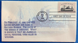  32¢ &quot;Remember The Maine&quot; FDC First Day Cover Hudeck Cachet Scott #3192 ... - $2.49