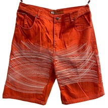 Focus Jeans Men&#39;s Orange Shorts Size 36 SKU 1207 - $21.03