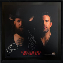 Brothers Osborne signed 2023 Self Titled 11x11 Art Card/Album Cover/LP/Vinyl Rec - £159.52 GBP