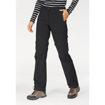 Polarino Schwarz Wandern Hose Mit Zum Abnehmen Beine UK 8 (fm113-4) - £32.27 GBP