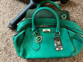 Sorrentino London Milan New York Fashion Shoulder Handbag Purse Green Nwt - £11.68 GBP