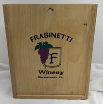 Frasinetti&#39;s Winery Sacramento, CA Wine Box - £31.02 GBP