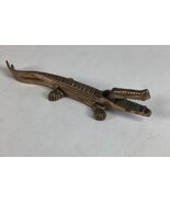 Vintage Mid Century Cast Brass Alligator Crocodile Nutcracker - $20.70 CAD