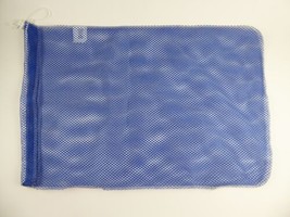Royal Blue Mesh Sports Equipment 18x26 Drawstring Bags Laundry Beach - $7.91