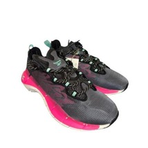 Reebok Women&#39;s Zig Kinetica II Sneaker Black/Atomic Pink/Pixel Mint  H05715 - £34.64 GBP