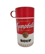 Vintage Campbells Soup Plastic  Thermos Bottle 1998 / 11.5 0z - $145.84 MXN