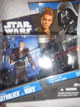 2010 Hasbro Star Wars &quot;Anakin Skywalker &amp; Darth Vader&quot; Mint / Card 3.75&quot; Figure - £11.79 GBP