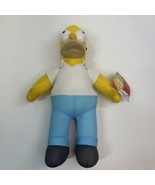 2013 Homer Simpson Plush Toy 15” The Simpsons Toy Factory - $9.85