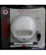 Color-Changing Memo Holder with 4-port USB hub - BRAND NEW IN PACKAGE - $20.29 CAD