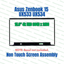 UHD 4K 15.6&quot; Asus ZenBook 15 UX534FTC-NH76 LCD Screen Replacement 40 Pin - $163.63