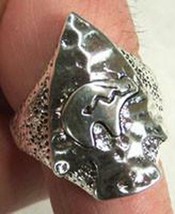 Quanlity Arrowhead W Bear Biker Ring #91R Jewelry Unisex Mens New Bears Rings - £7.43 GBP