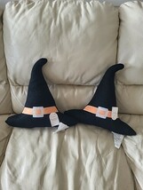 2 Pack Target Bullseye&#39;s Playground Halloween 2024 Witch Hat Plush Pillow - $15.83