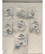 Lot of 7 Hubbell Raco 1/2” Set-Screw Connector Insulated Throat 2122B3 3... - €22,85 EUR