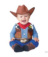 Super Cute Infant 12-18 mos Cowboy Halloween Costume Fantasia Bebe Vaqueiro - £22.76 GBP