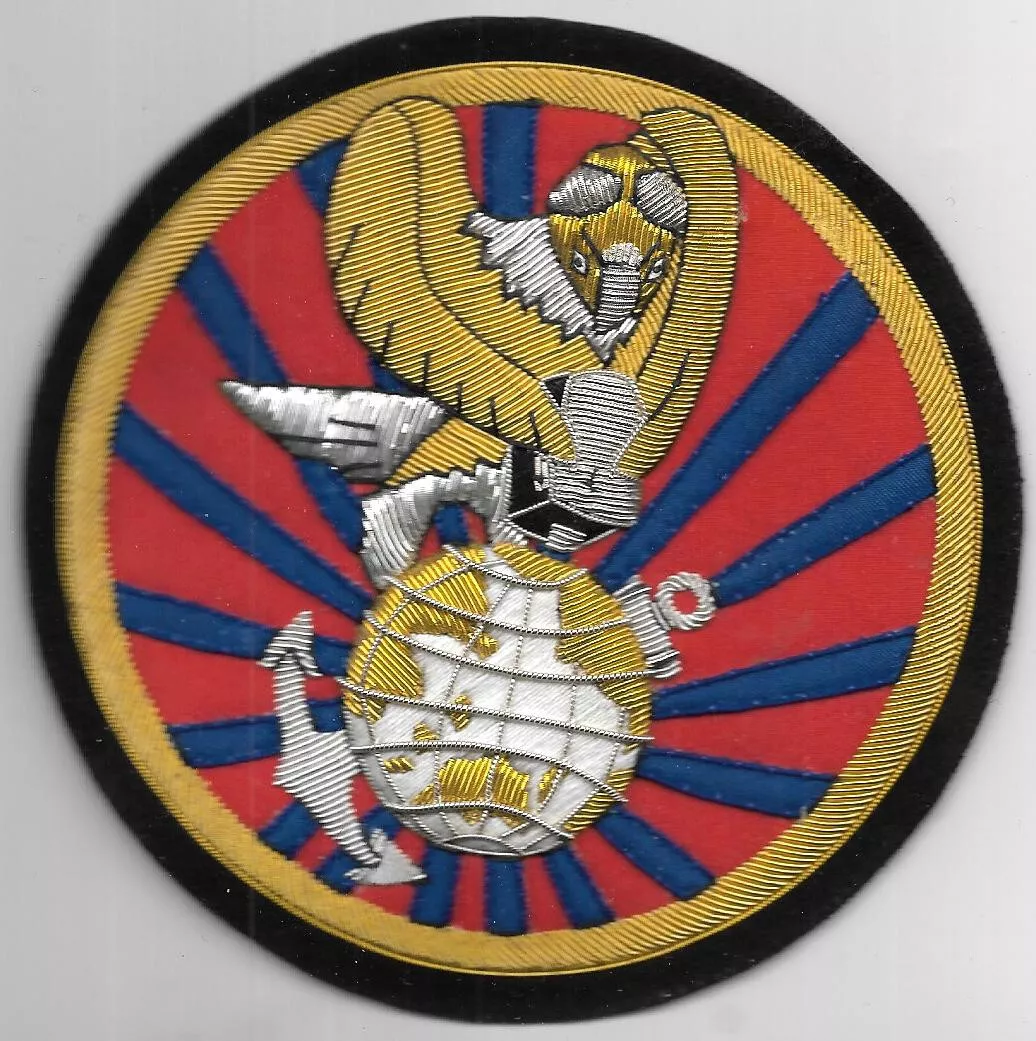 New 5&quot; Bullion Jacket Patch WWII Reproduction USMC Marine Corps Aviation... - $12.50
