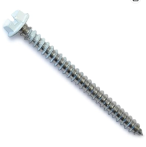 Mobile Home Parts Direct 1&quot; #8 Hex Head Screws White (50 Pack) - £4.66 GBP