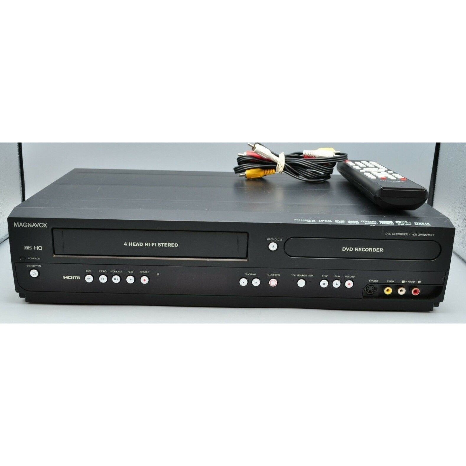 Primary image for Magnavox ZV427MG9 DVD Recorder VCR Combo 1 Button VHS Dubbing to Dvd with Remote