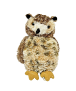 Aurora Plush Realistic Spotted Owl Stuffed Animal Sparkle Feet 7&quot; - $15.57