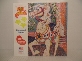 Jelly Belly Carousel Horse 1000 Piece Jigsaw Puzzle • NEW &amp; SEALED Made ... - $32.12