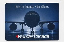 Wardair Canada Calendar 1988 1989 Pocket Calendar - $9.90
