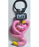 Poppy Playtime “Kissy Missy” Collectible Keychain Toy Bag Clip Pink Smiling - $15.44 CAD