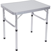 Adjustable Able Folding Camp Table With Carry Handle - £44.82 GBP