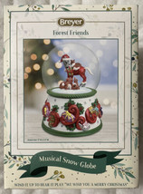Breyer Horses Forest Friends Musical Snow Globe 2022 Holiday Collection New Box - £24.34 GBP