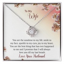 To My Wife Beautiful Necklace. Anniversary or Christmas Gift for Wife. F... - £30.99 GBP+
