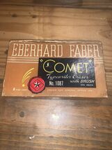 VTG. Eberhard Faber Comet  Typewriter Eraser w/ Brush #1087  Box Only - $9.90