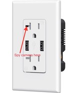 4K Hardwired Hidden Outlet Camera WiFi Home Monitor Motion Detect Audio & Video - $239.99
