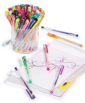 Tri-Coastal Design Classic Life Is Colorful Gel Pen Of 60 Piece Sets NS - £17.16 GBP