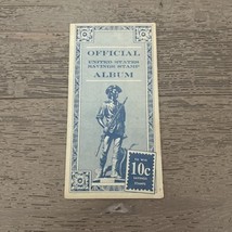 Vintage 1958 Official United States Savings Stamp Album With 22- 10-Cent... - $8.00
