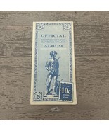 Vintage 1958 Official United States Savings Stamp Album With 22- 10-Cent... - $149.96 MXN